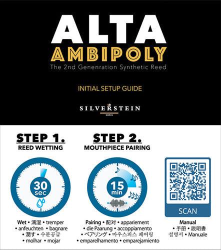 ALTA AMBIPOLY Eb Clarinet Reeds - MRW Artisan Instruments
